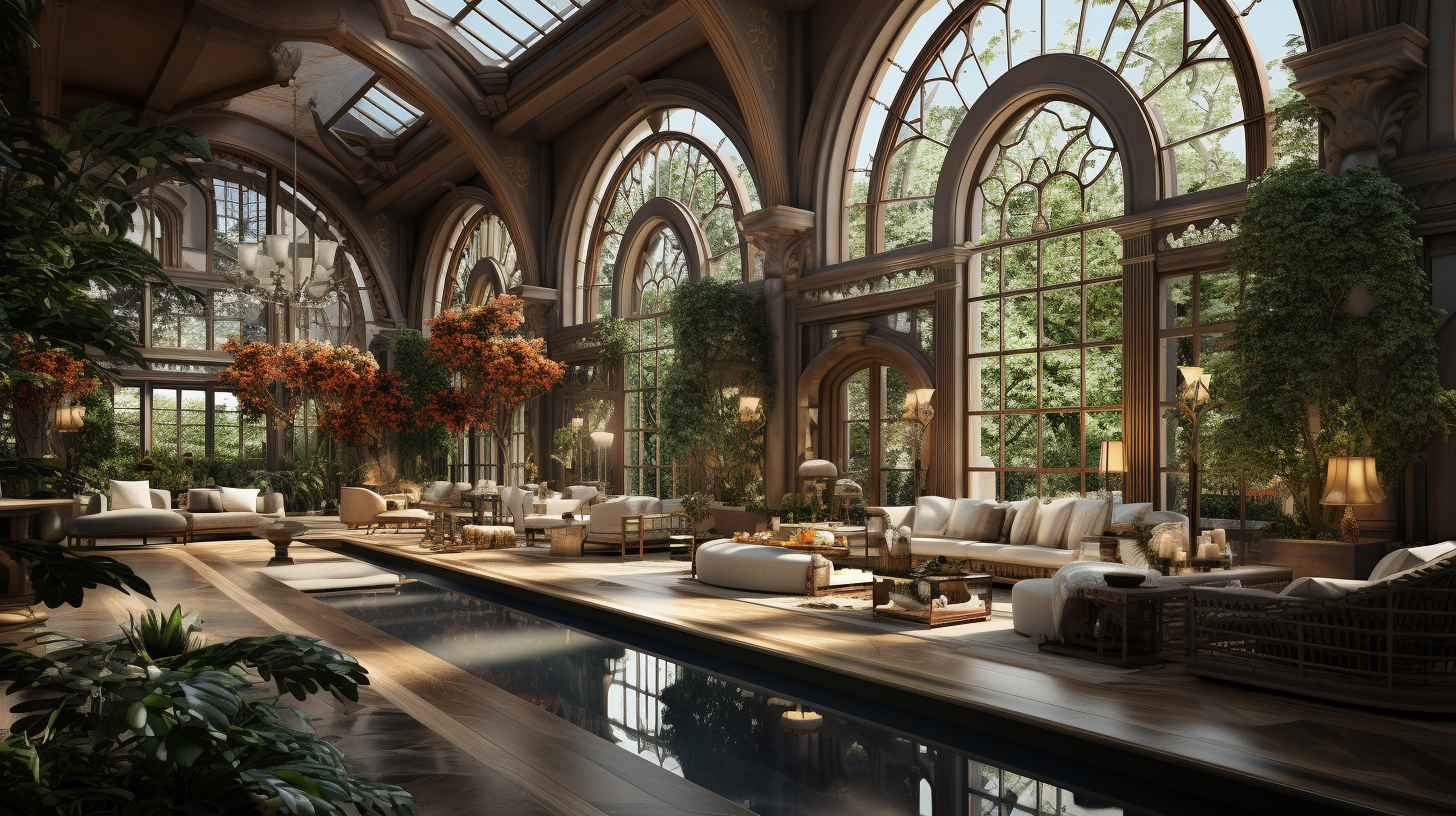 度假酒店大堂空间设计-3