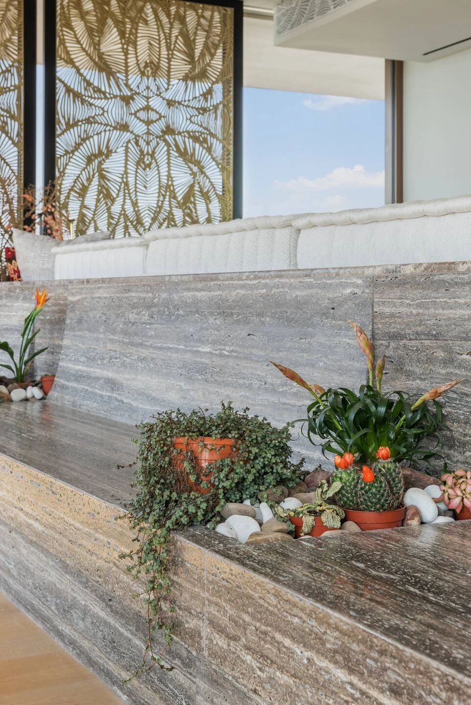 现代美学波西米亚风住宅室内实景图-37