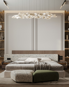 主卧室内设计丨沙特阿拉伯