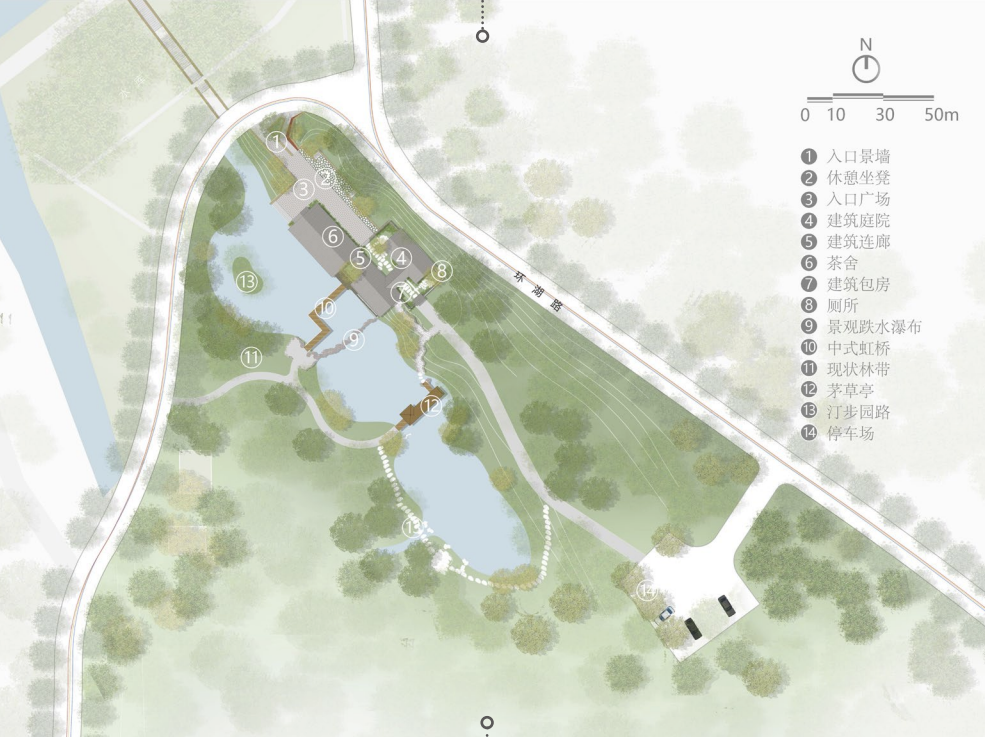 溧阳 1 号公路汨罗灞驿站丨中国江苏丨上海亦境建筑景观有限公司,上海交通大学设计学院风景园林研究所-11