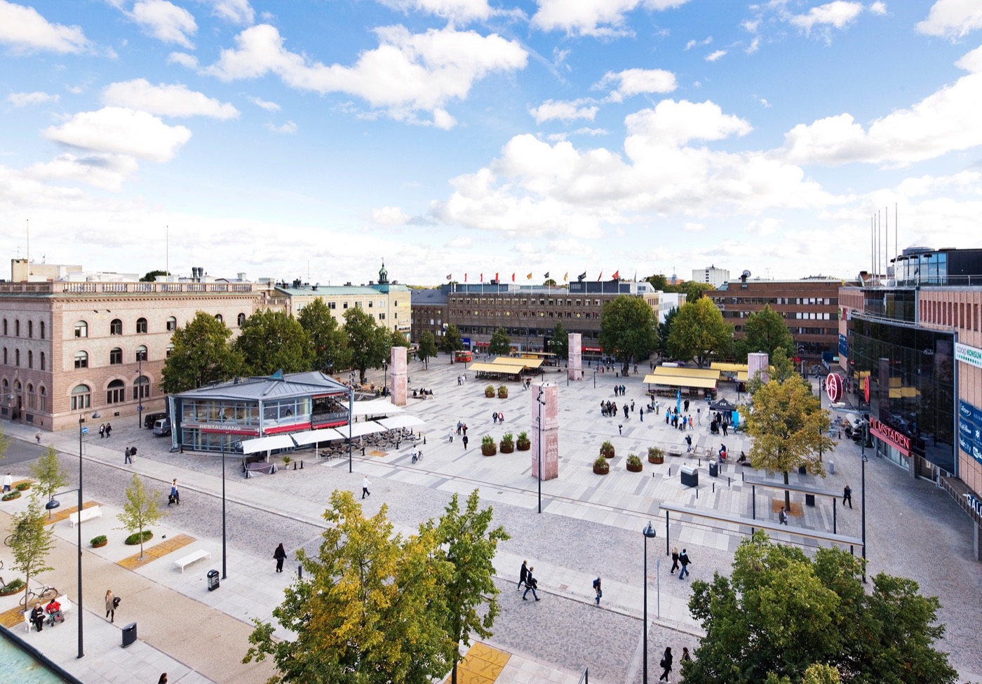 瑞典 Gävle 市中心的 Stortorget 广场更新设计-9