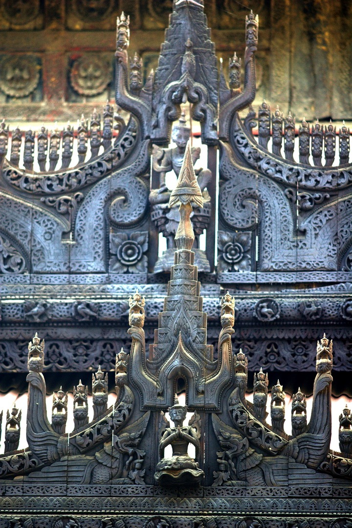 Shwenandaw 柚木寺院丨缅甸-13