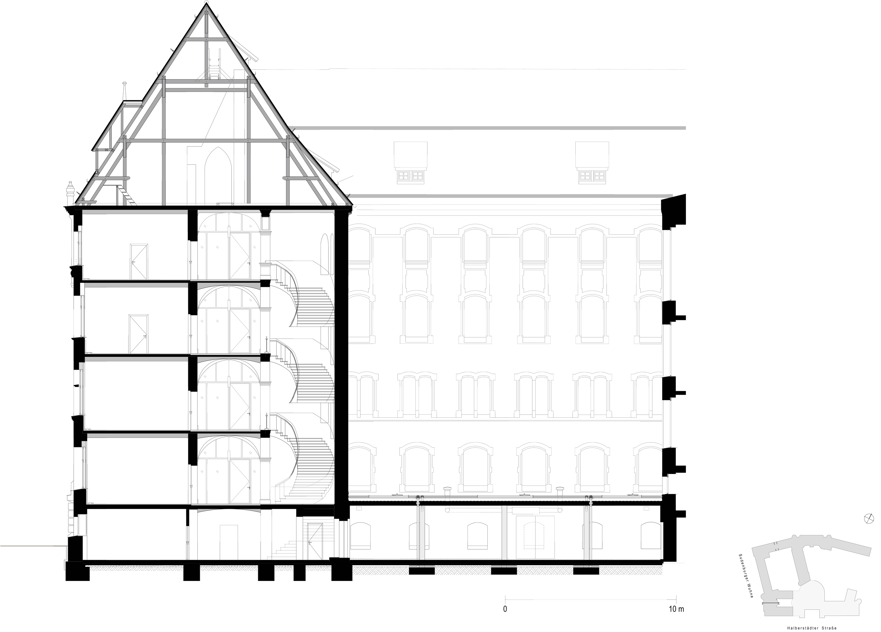 德国马格德堡地区法院修复项目丨TCHOBAN VOSS Architekten-61