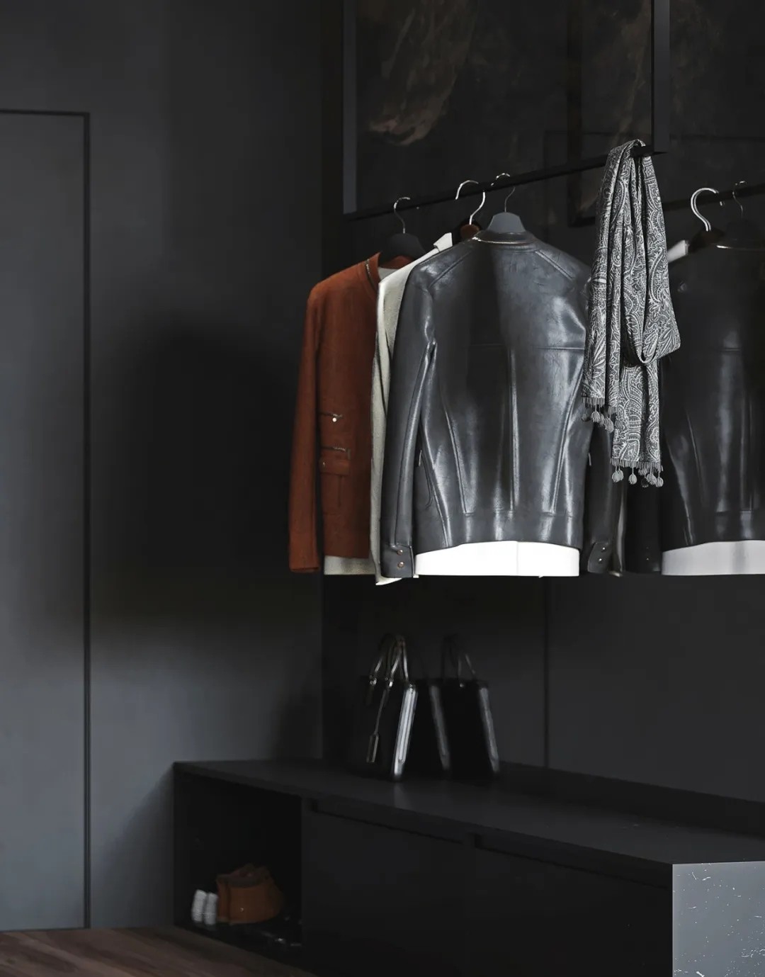 现代木质风的居住空间-28