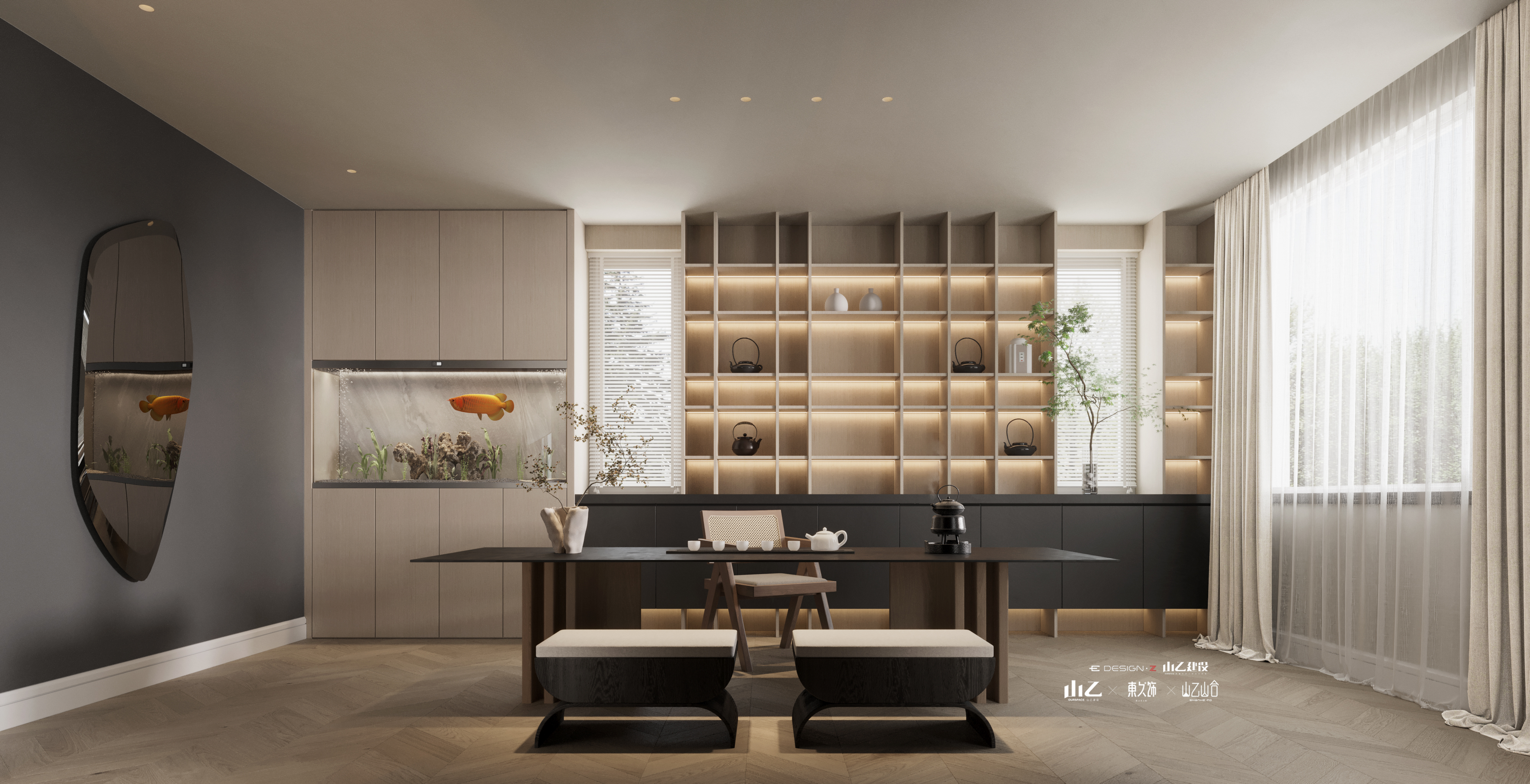 中粮北纬别墅 450㎡设计丨中国长沙丨山乙建设-13