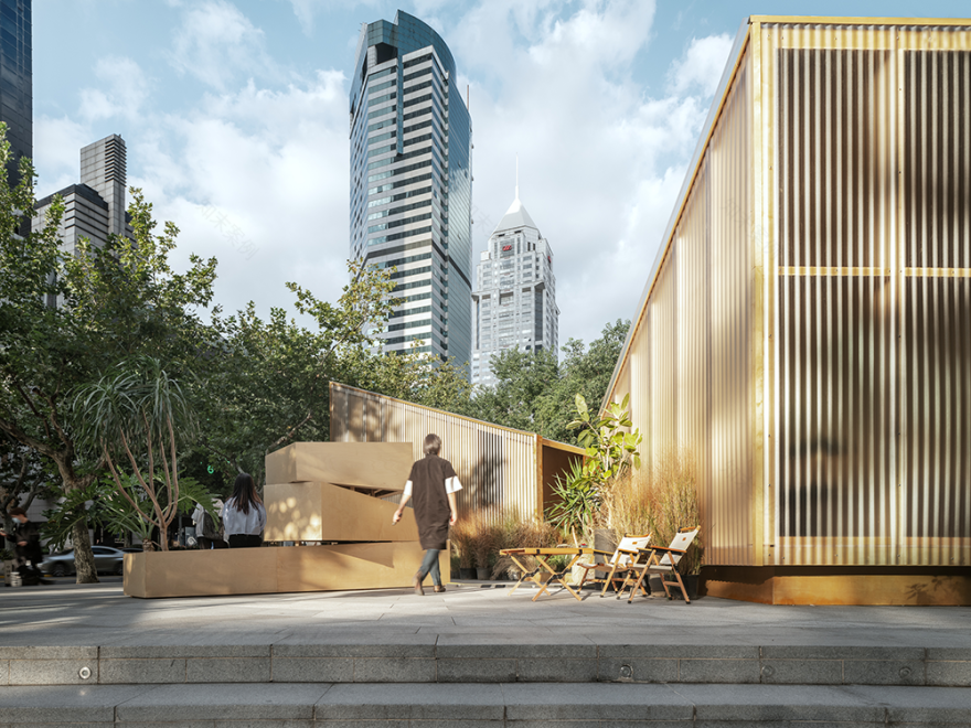间园 · 闹市中的空间装置丨中国上海丨TEAM_BLDG 间筑设计-52