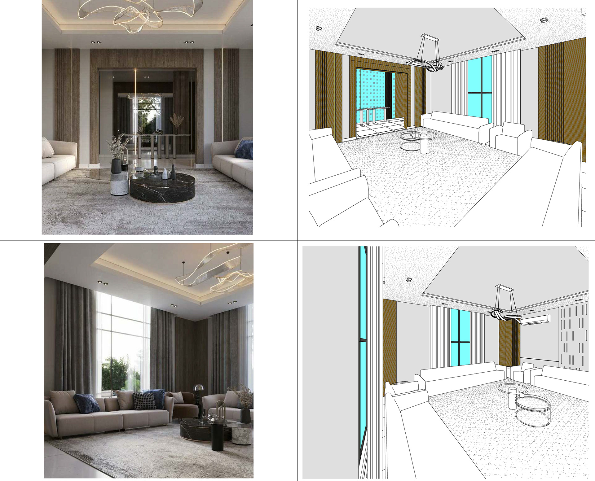 RA 住宅  室内套餐丨沙特阿拉伯丨Bariq Consultants-11