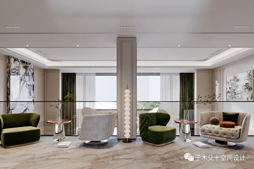 抚顺万科法式浪漫空间丨中国抚顺丨子木殳十空间设计-42