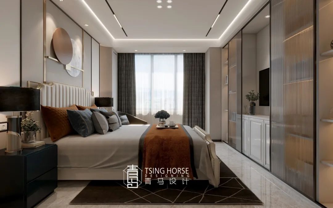 青马设计 | 210㎡轻奢别墅 缔造优雅生活空间-68