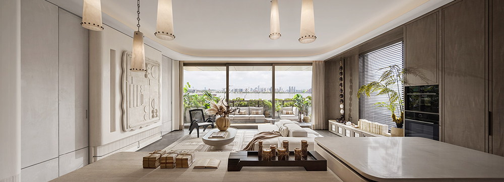 海口万华江东麓岛云溪岛二期上叠别墅样板间丨中国海口丨深圳市盘石室内设计有限公司-9