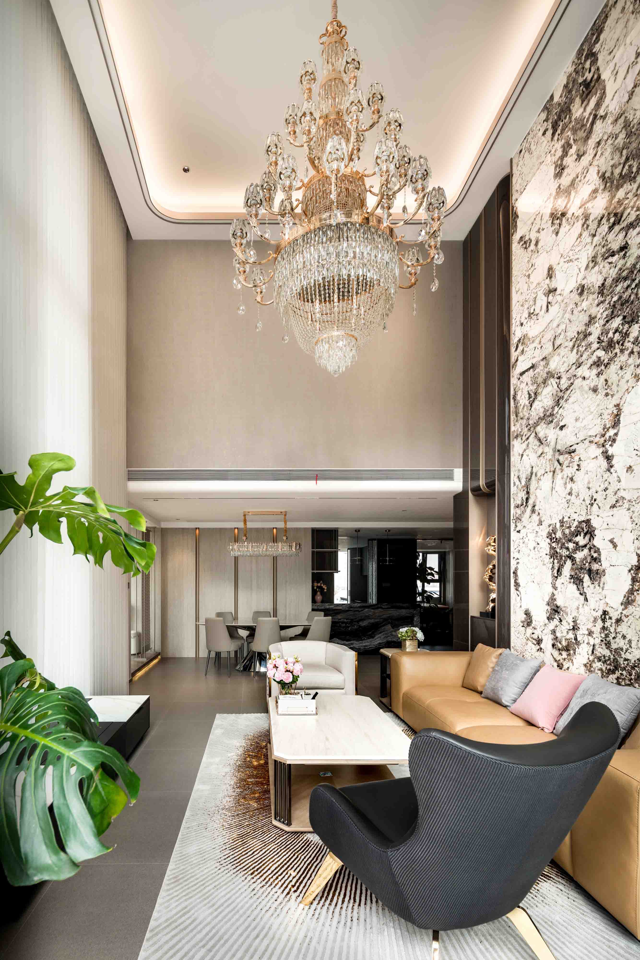 常州 225m²墅境大平层,都市雅奢之所丨中国常州丨星艺装饰全案设计中心-9