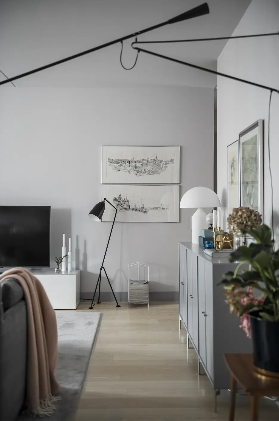 瑞典设计师打造纽约风格家庭公寓，水景阳台成亮点-6