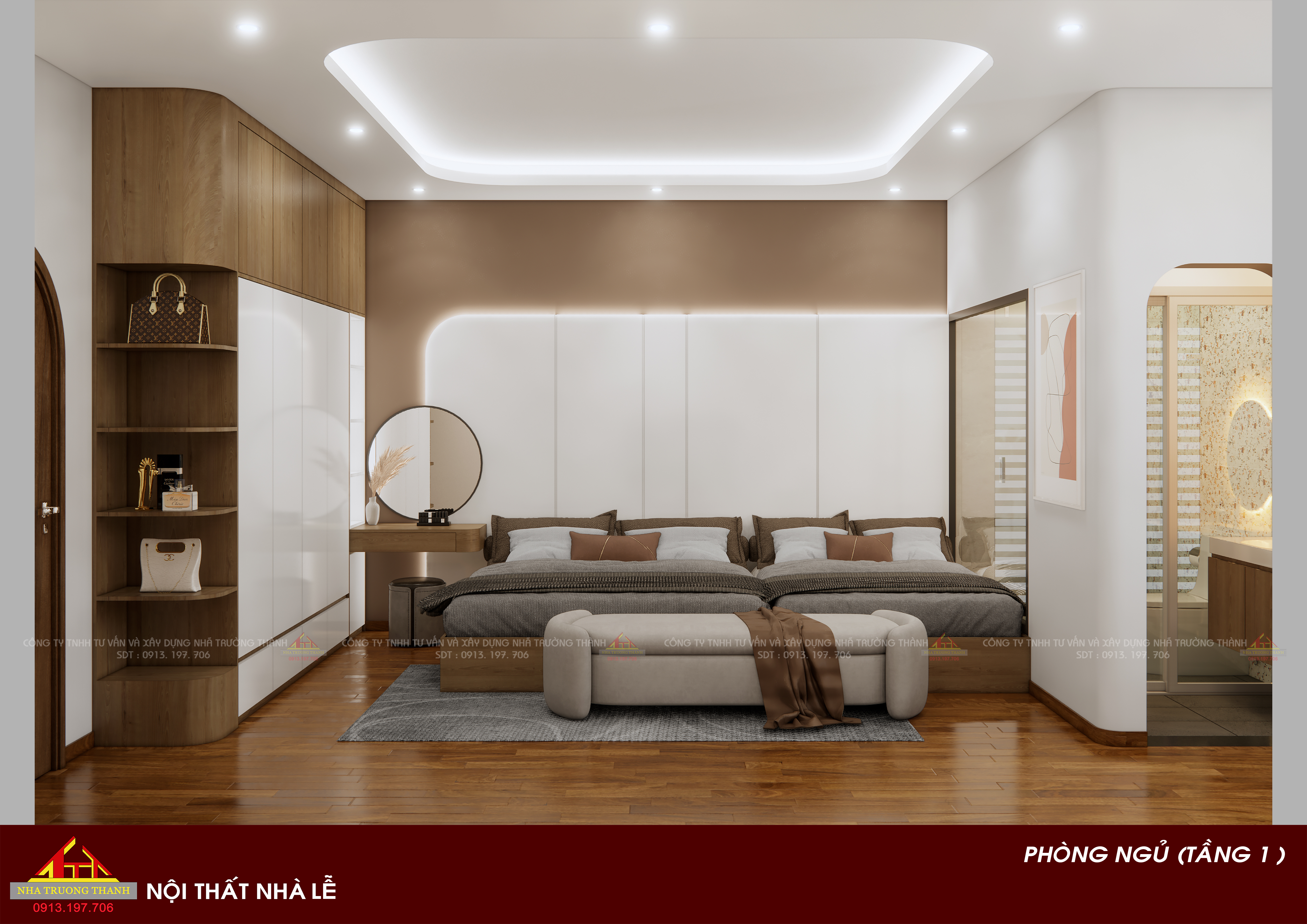 Ngoại thất, nội thất nhà anh Lễ (Đà Nẵng )-9