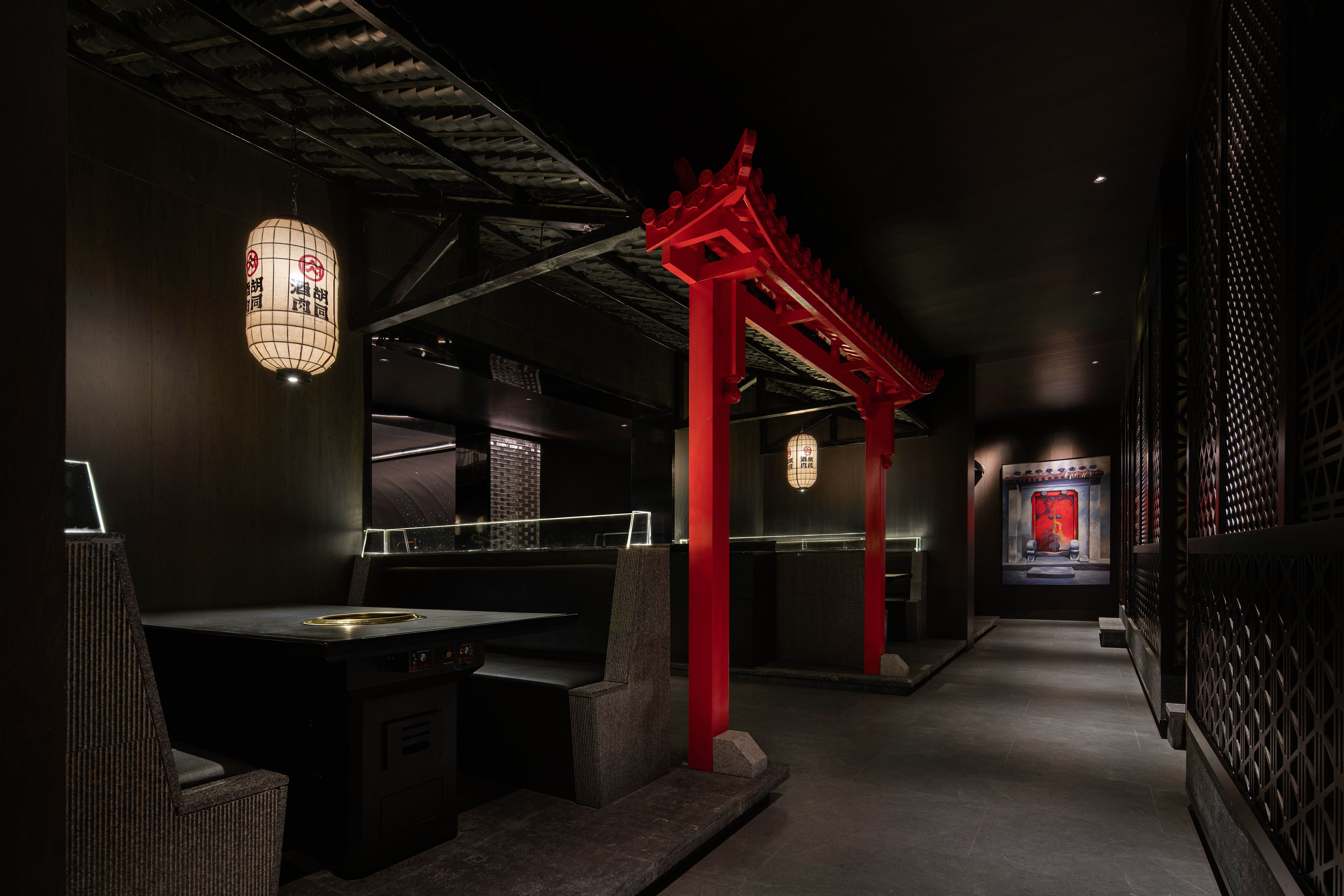 酒肉胡同 · 黑曜石的诗意空间丨中国长沙丨曜生 Raystone-20