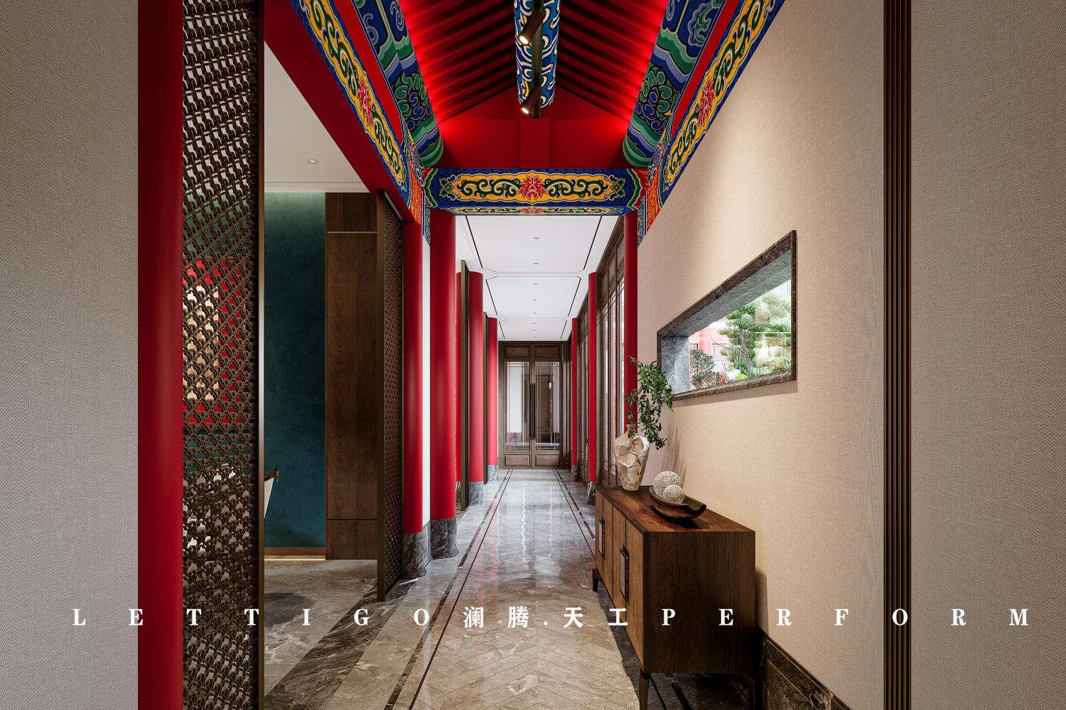 融合东方美学的雅致，属于中式古朴风的典雅私人会所-1