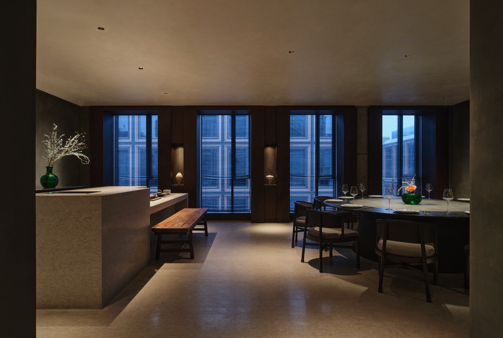 “照青苔”中餐厅丨中国杭州丨八荒设计团队-17