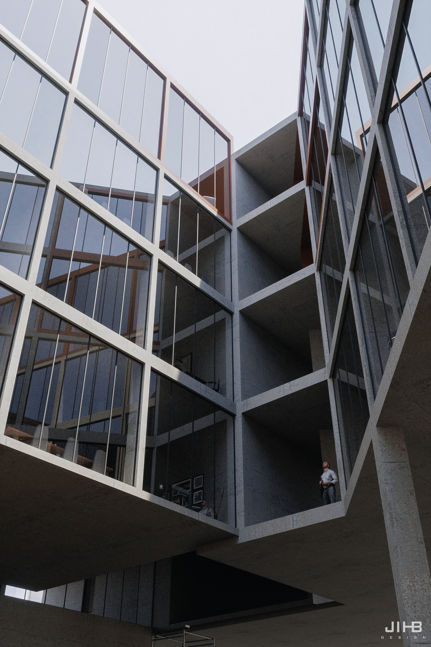 施工中的办公大楼-5