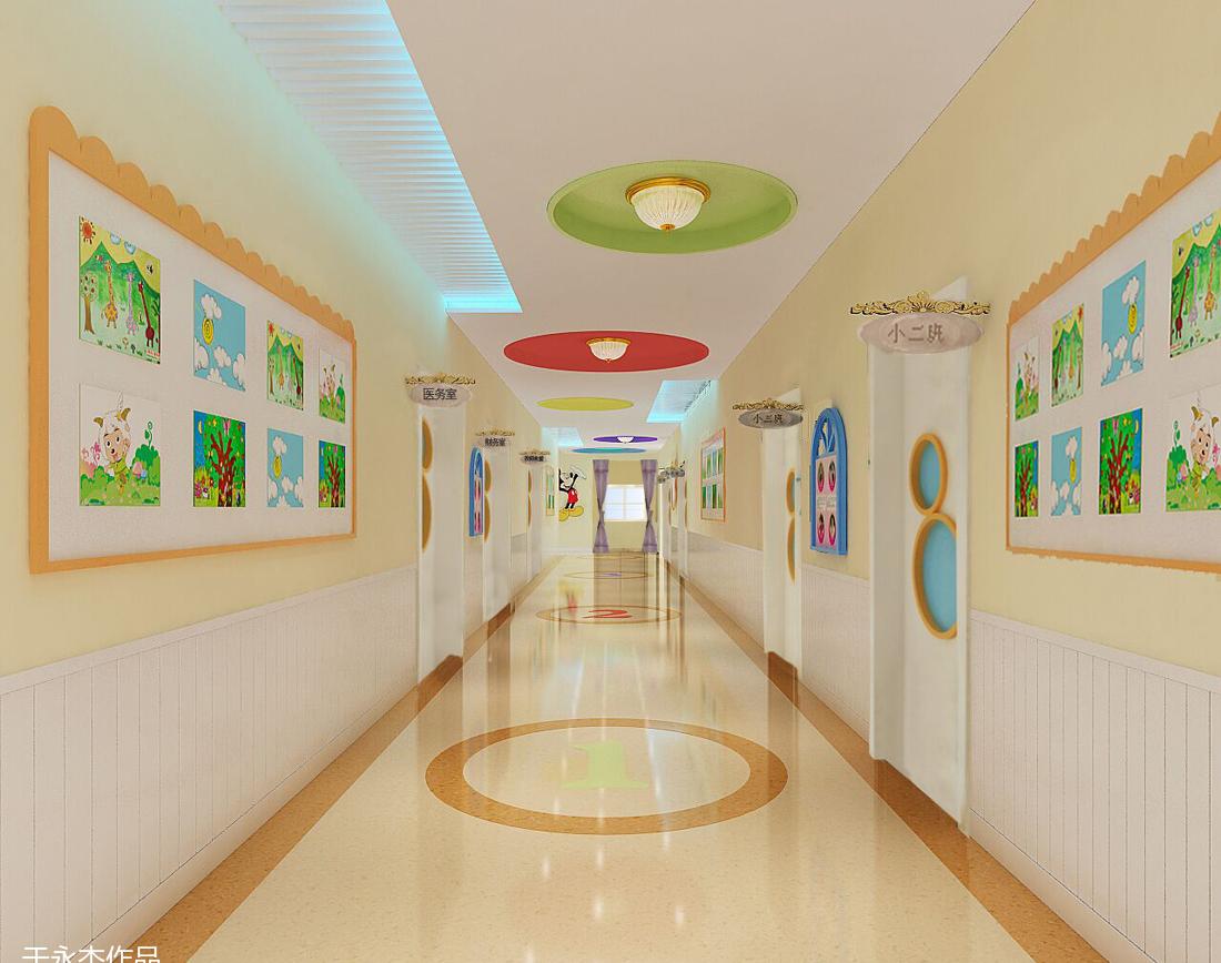 延安朗润居幼儿园室内设计-4