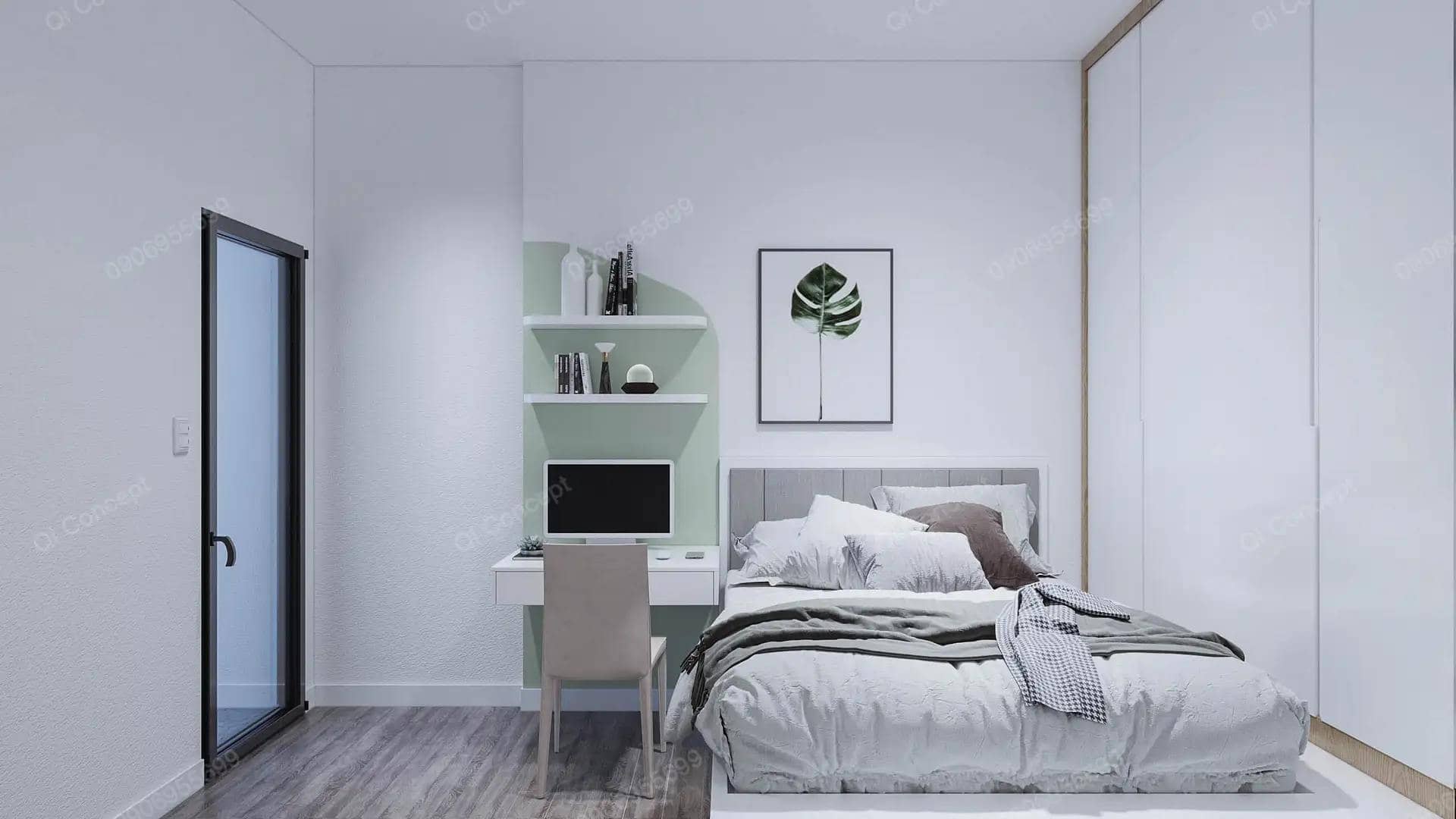 Picity两居室公寓设计丨越南胡志明市丨EKE-27