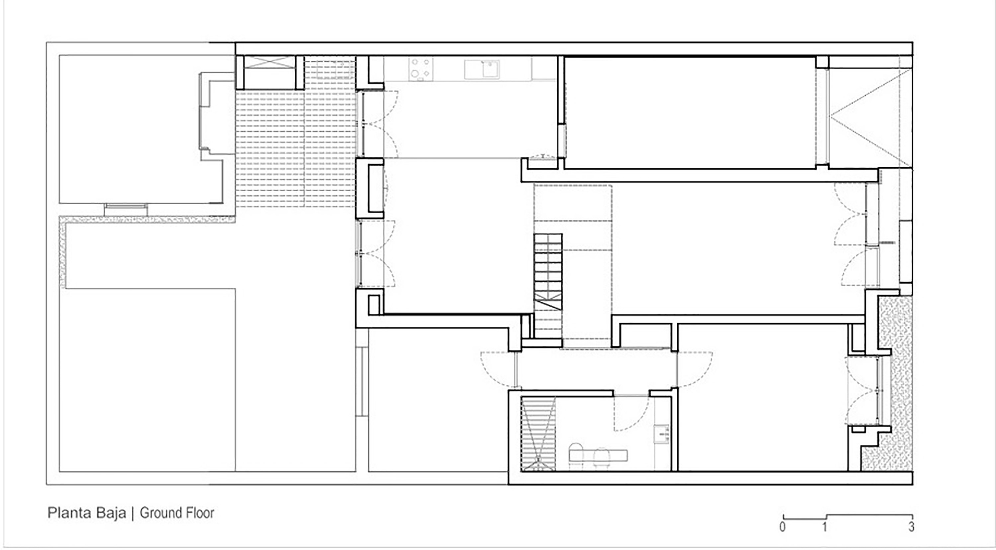 阿根廷拉潘帕别墅 | 倾斜屋顶下的生活空间-34