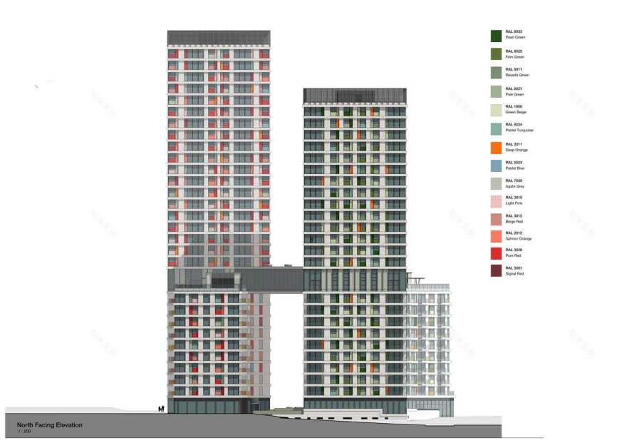 色彩缤纷的伦敦东村 · Portlands Place 建筑设计丨英国丨Hawkins\Brown-43