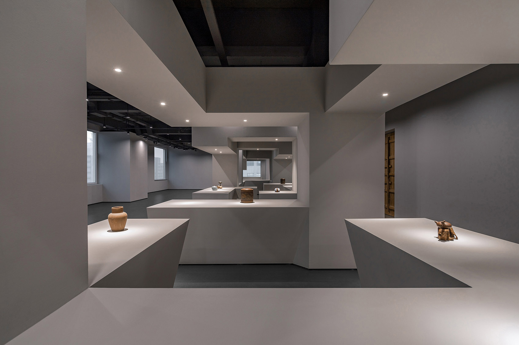 包头“折·廊”艺术中心丨蒙古丨班得建筑-7