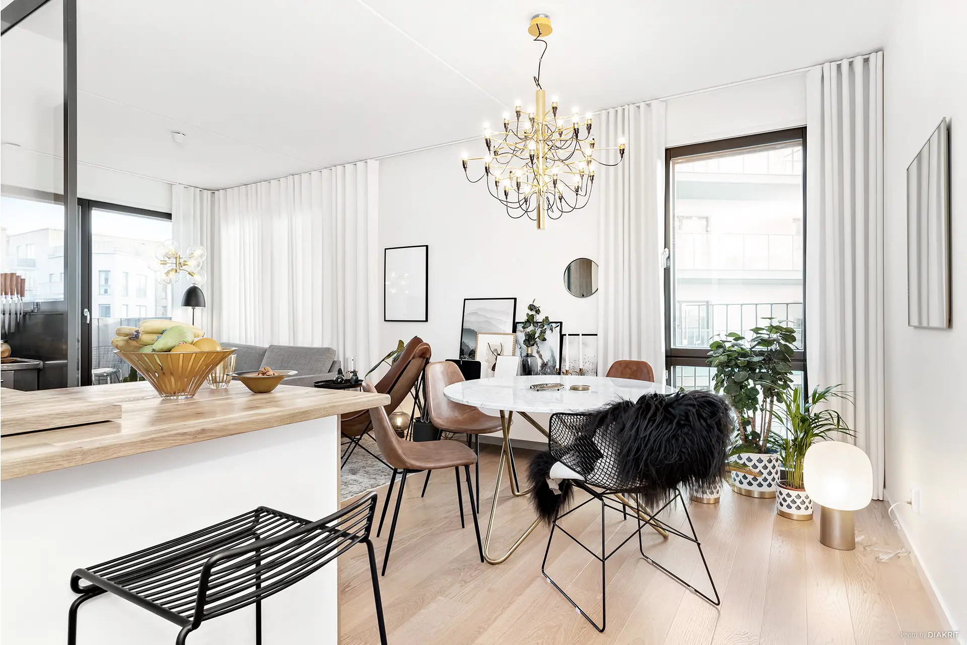 开放式厨房的完美设计 | 一室公寓的优雅改造-5