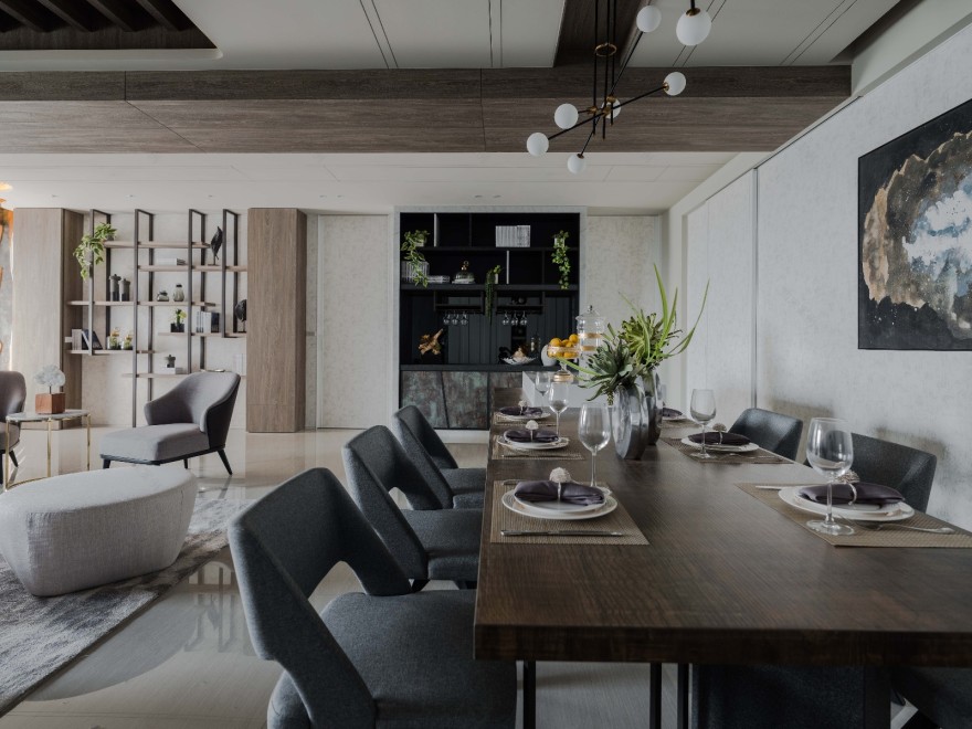 海暮色——现代风住宅 同育空间设计-13