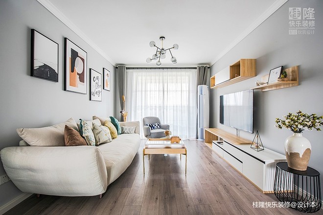 10万元二居90平米装修案例-15