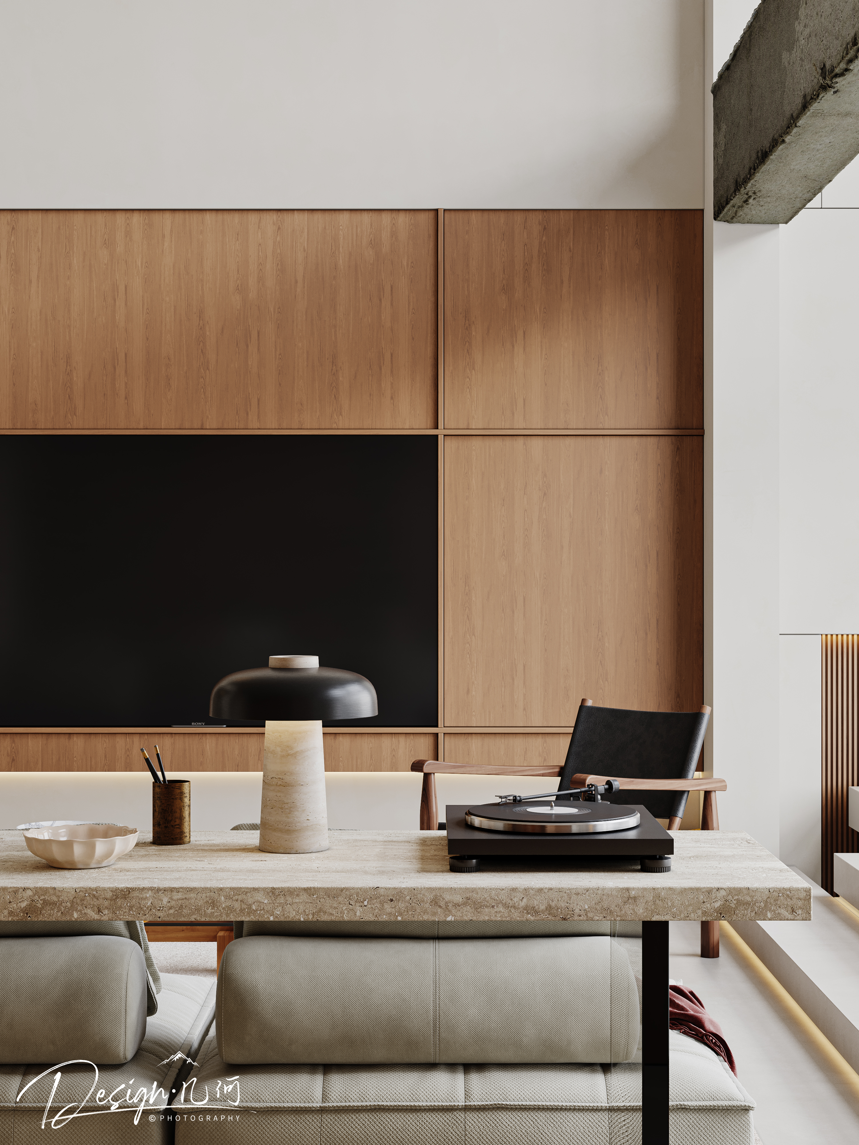 几何空间视觉表现 | 天玺湾中古风客餐厅（日景篇）-15