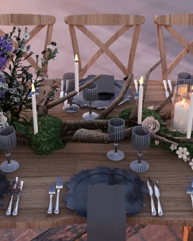 Floral Tablescape