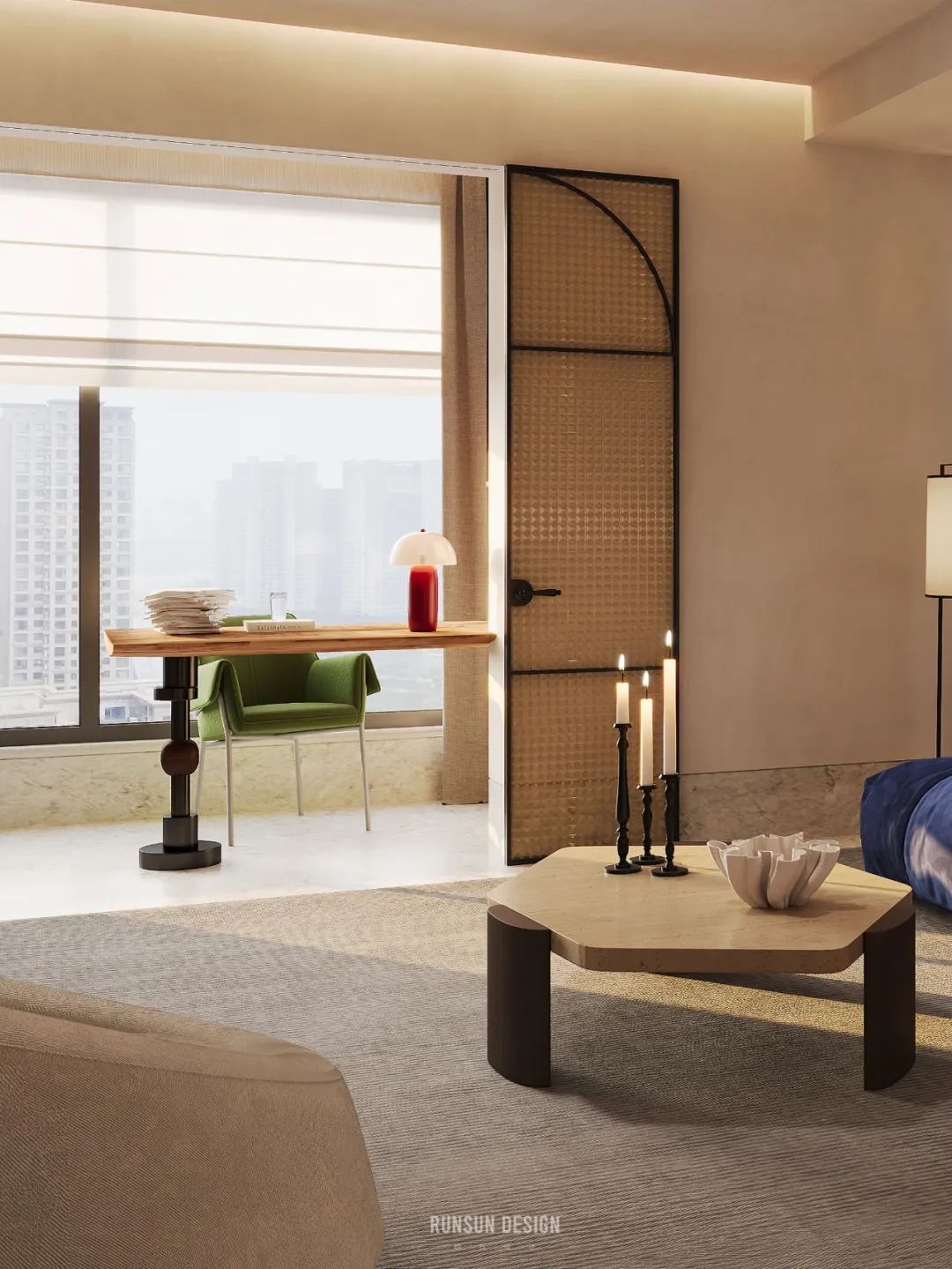 温瓯江峯汇私邸 · 现代与复古的完美融合丨中国温州丨朗石设计-22