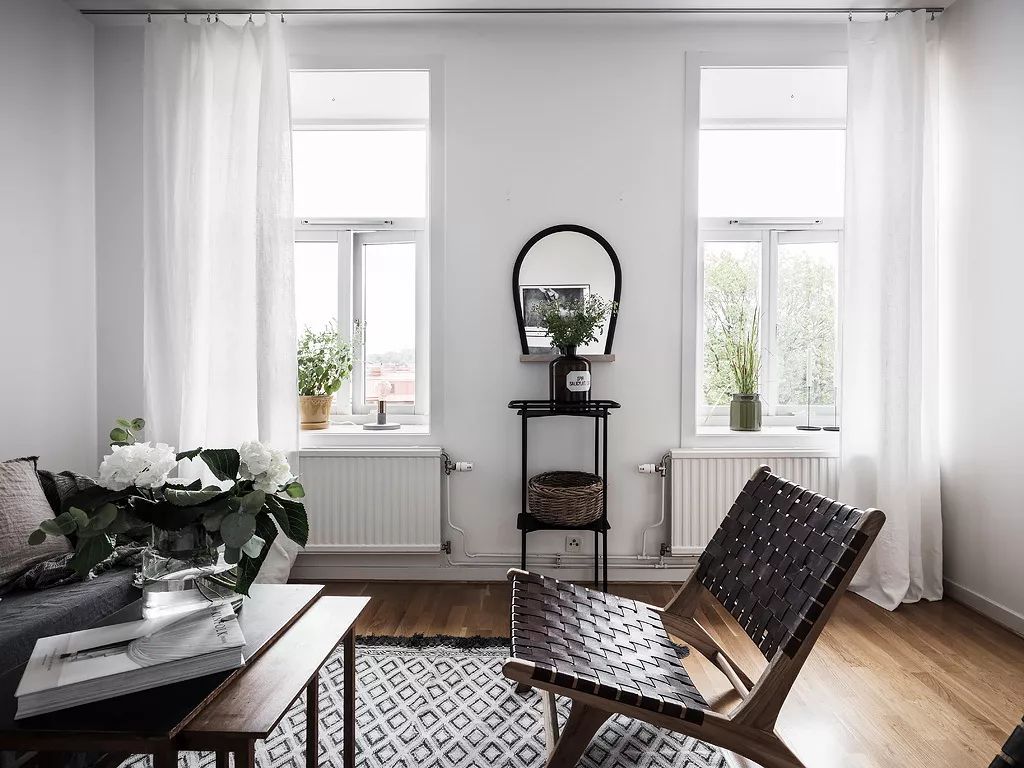 瑞典 39㎡高级公寓，黑白简约大气设计-10