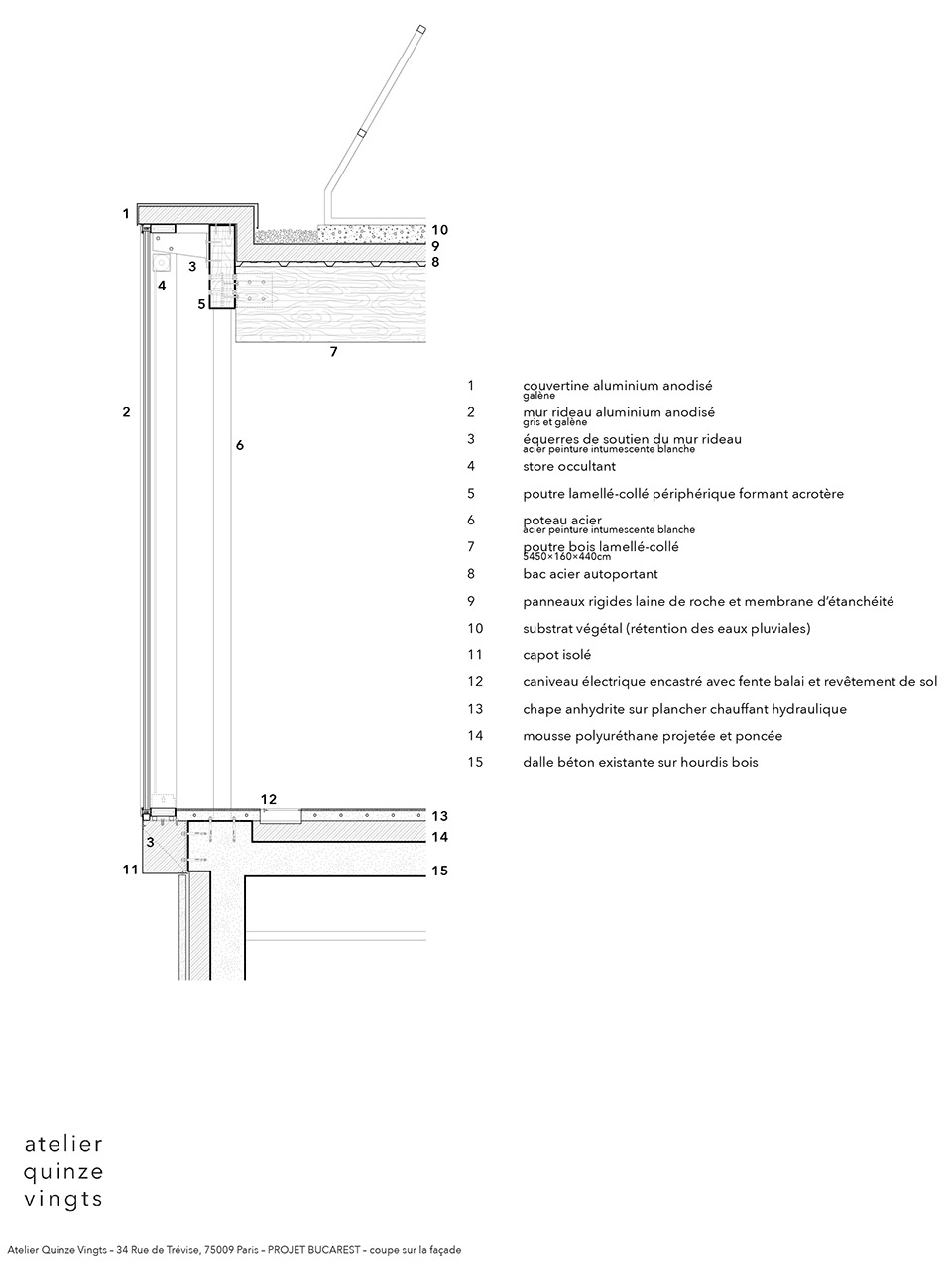 布加勒斯特街办公楼扩建丨法国巴黎丨Atelier Quinze Vingts-62