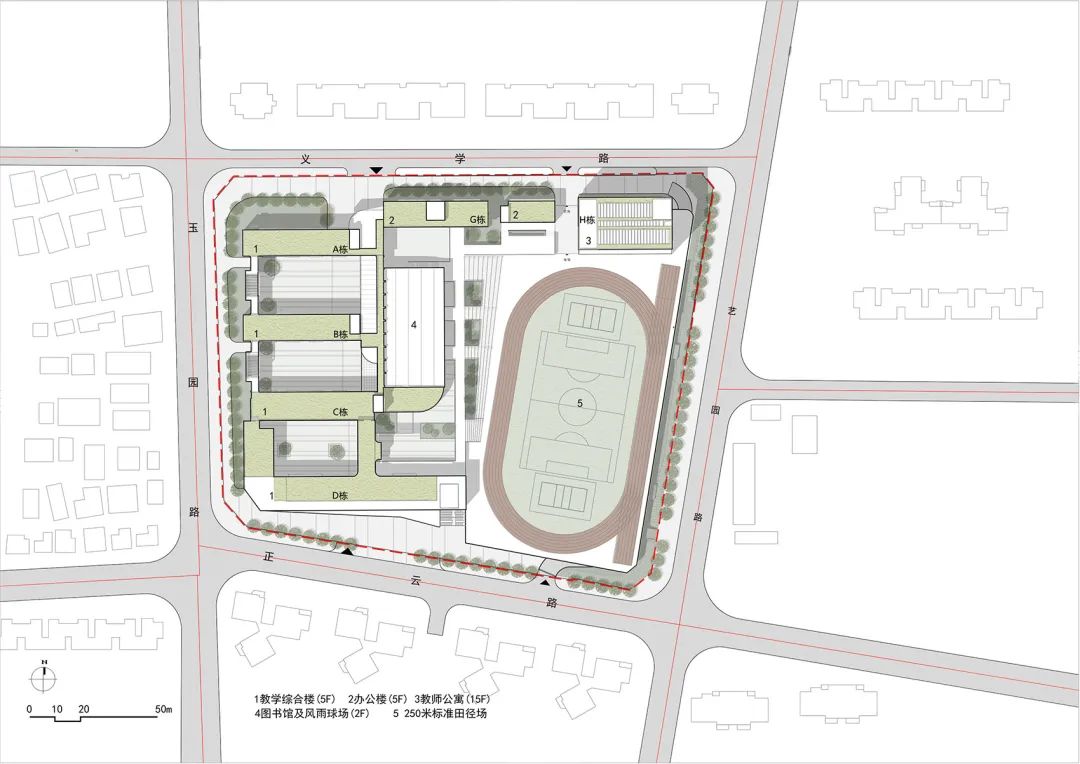 深圳南山麒麟中学改扩建工程丨中国深圳丨深圳大学建筑设计研究院有限公司-86