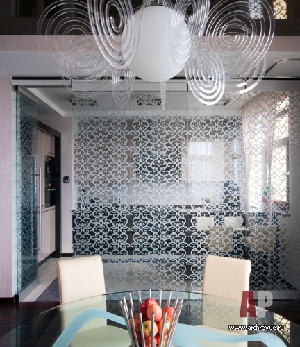 带镂空隔断的公寓室内设计丨Гулина Светлана,Анна Заводовская-16