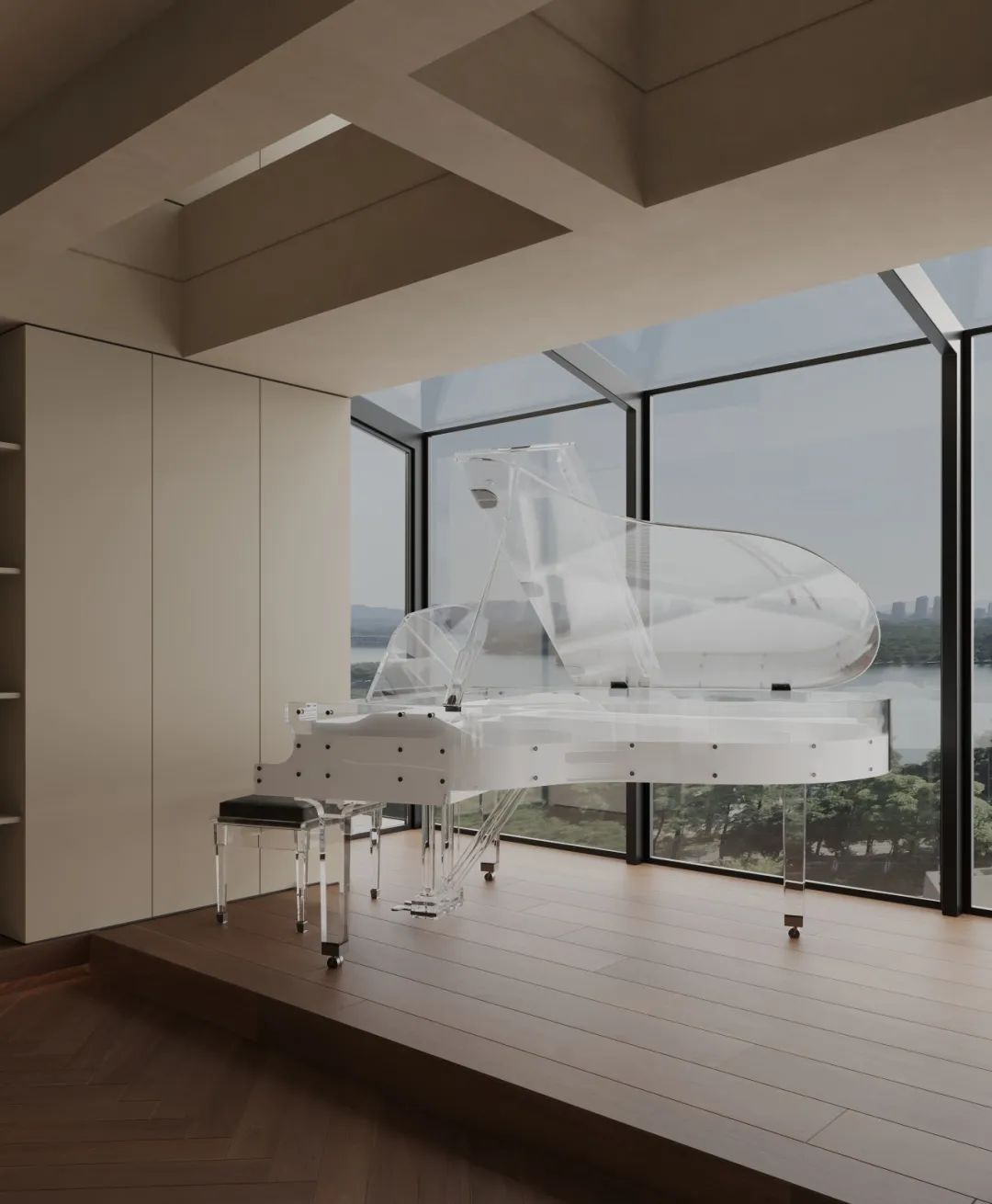 野奢绿意 · 550㎡空中湖景别墅设计丨HOMBLE 红柏设计-20