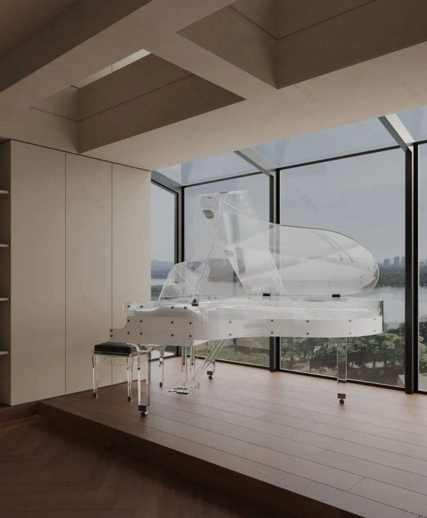 野奢绿意 · 550㎡空中湖景别墅设计丨HOMBLE 红柏设计-20