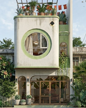 圆形房屋丨越南河内丨MIN.D DESIGN（建筑师:Nguyen Duc Minh）