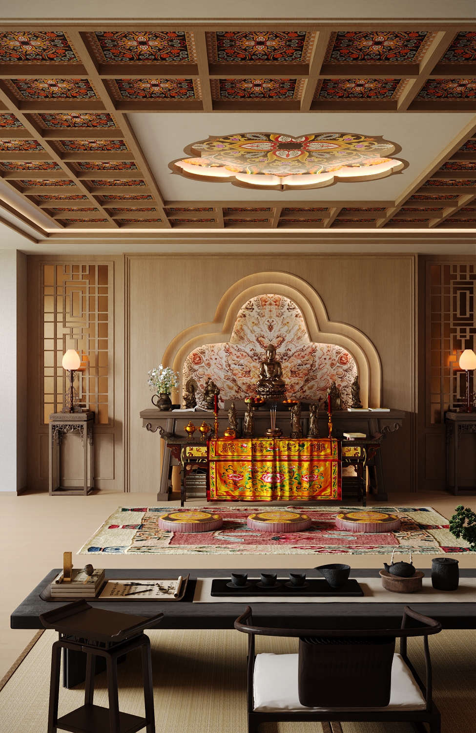 藏传佛堂新案丨JS见山设计-6