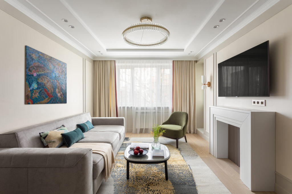 50平米两居室公寓翻新设计丨俄罗斯莫斯科丨安娜和德米特里·科罗布科-10