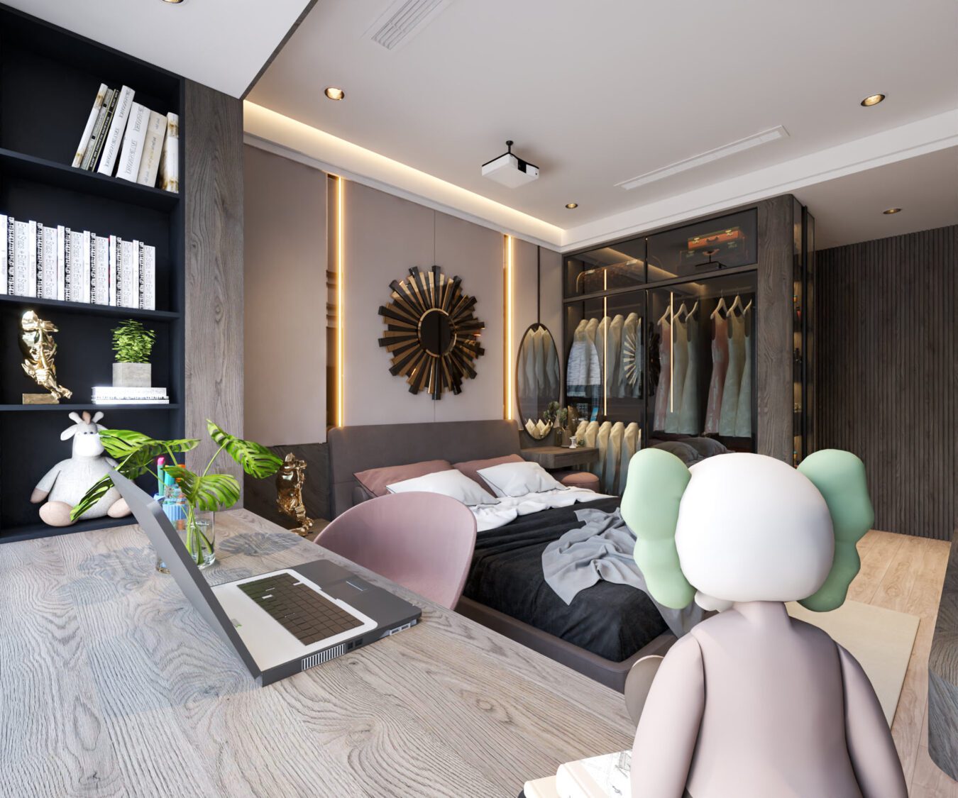 Sketchup公寓室内模型丨Nguyen Tan Phuong-5