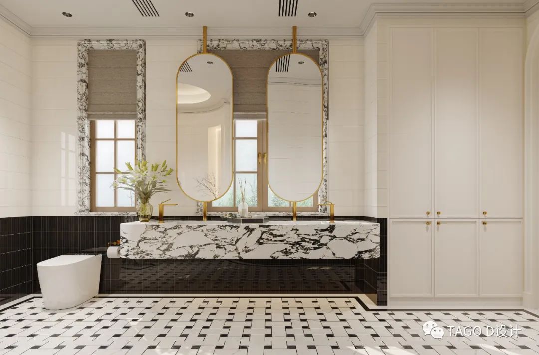 奶油法式浪漫 · 依山傍水别墅的精致设计丨浙江天工装饰工程有限公司-31