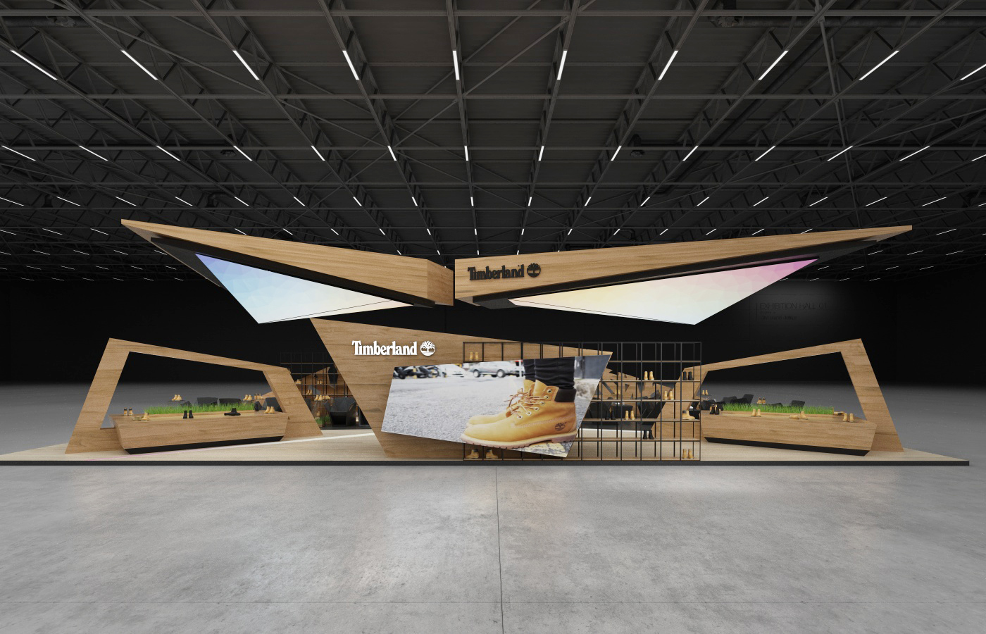 洛杉矶 Timberland 展览会的开放空间设计-10