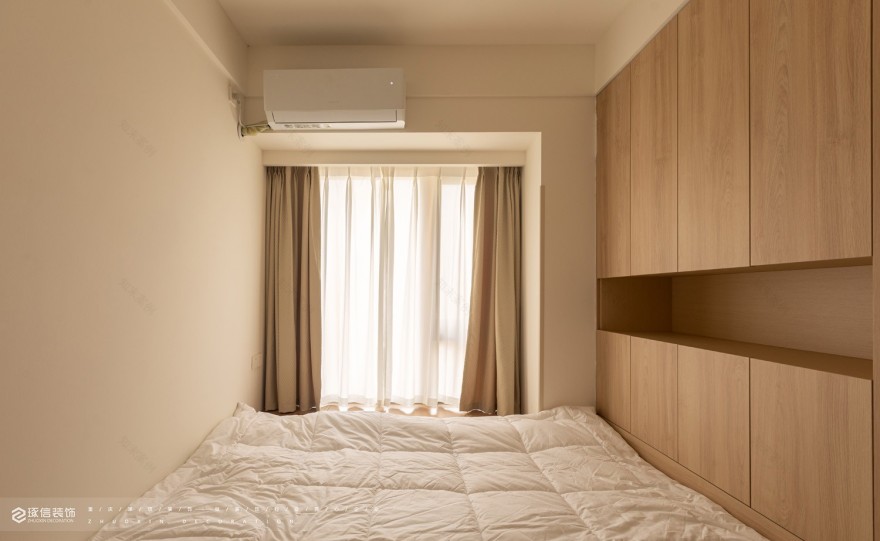 100 平旧房改造日式温馨家丨琢信装饰-28