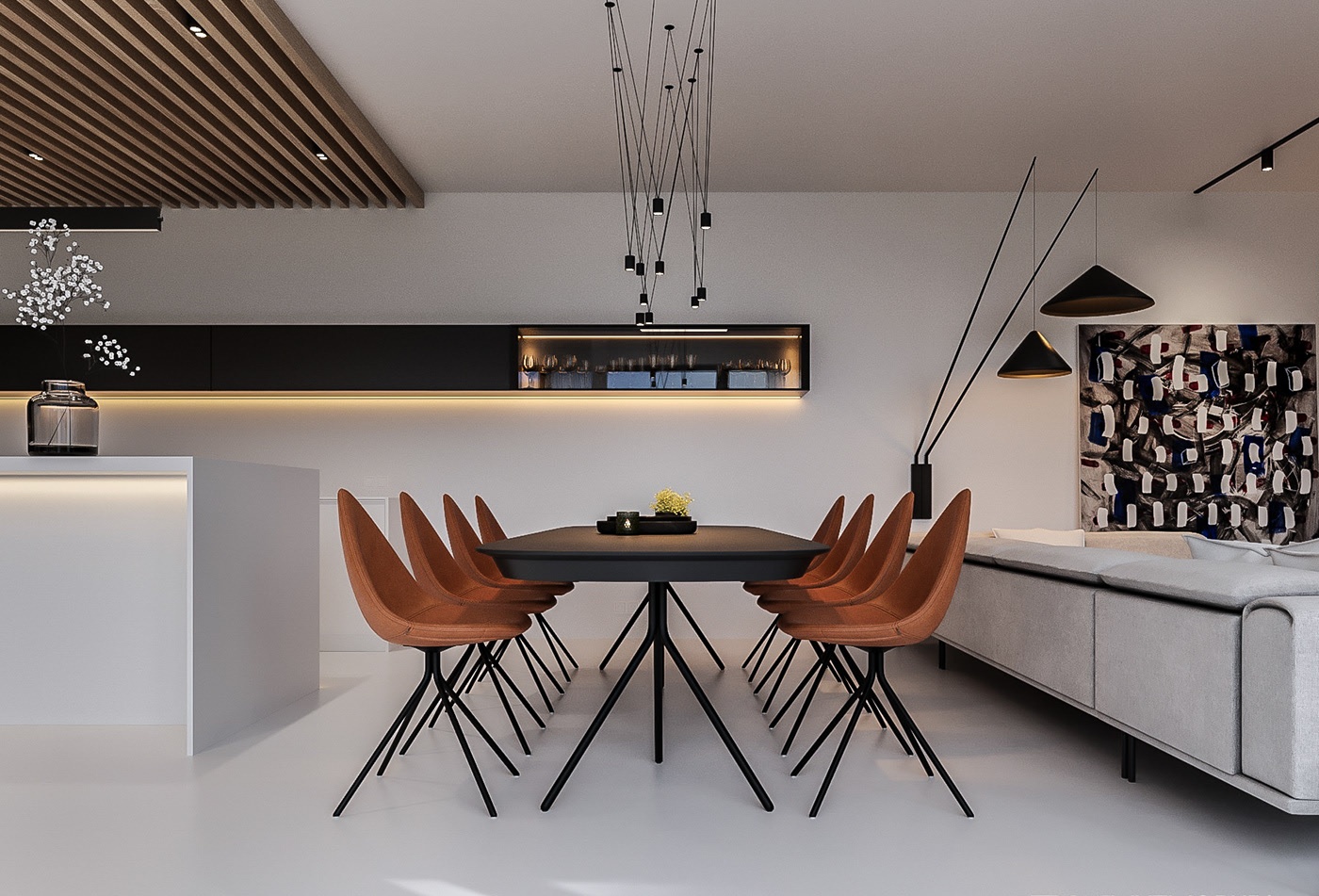 波兰简约风别墅设计-7