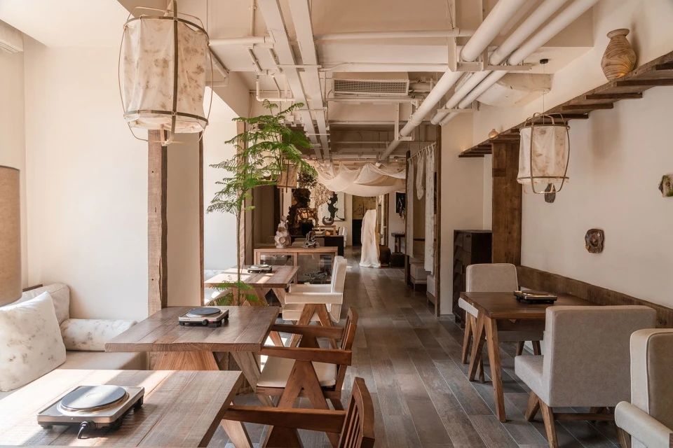 “退步美学”的餐厅《侘与火》丨中国上海丨W SELECT DESIGN-11
