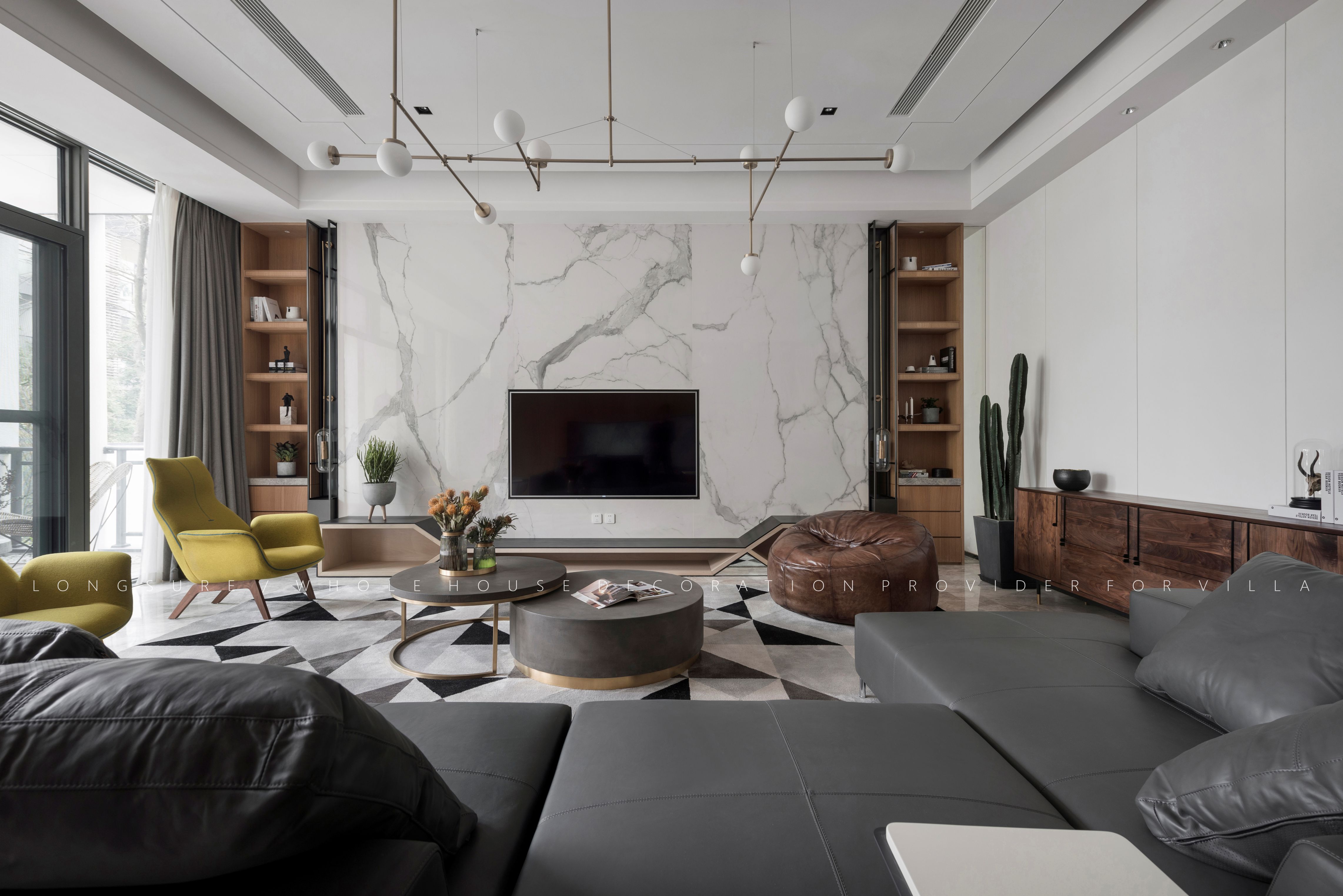 成都朗墅豪宅定制 | 实木整装的艺术-10