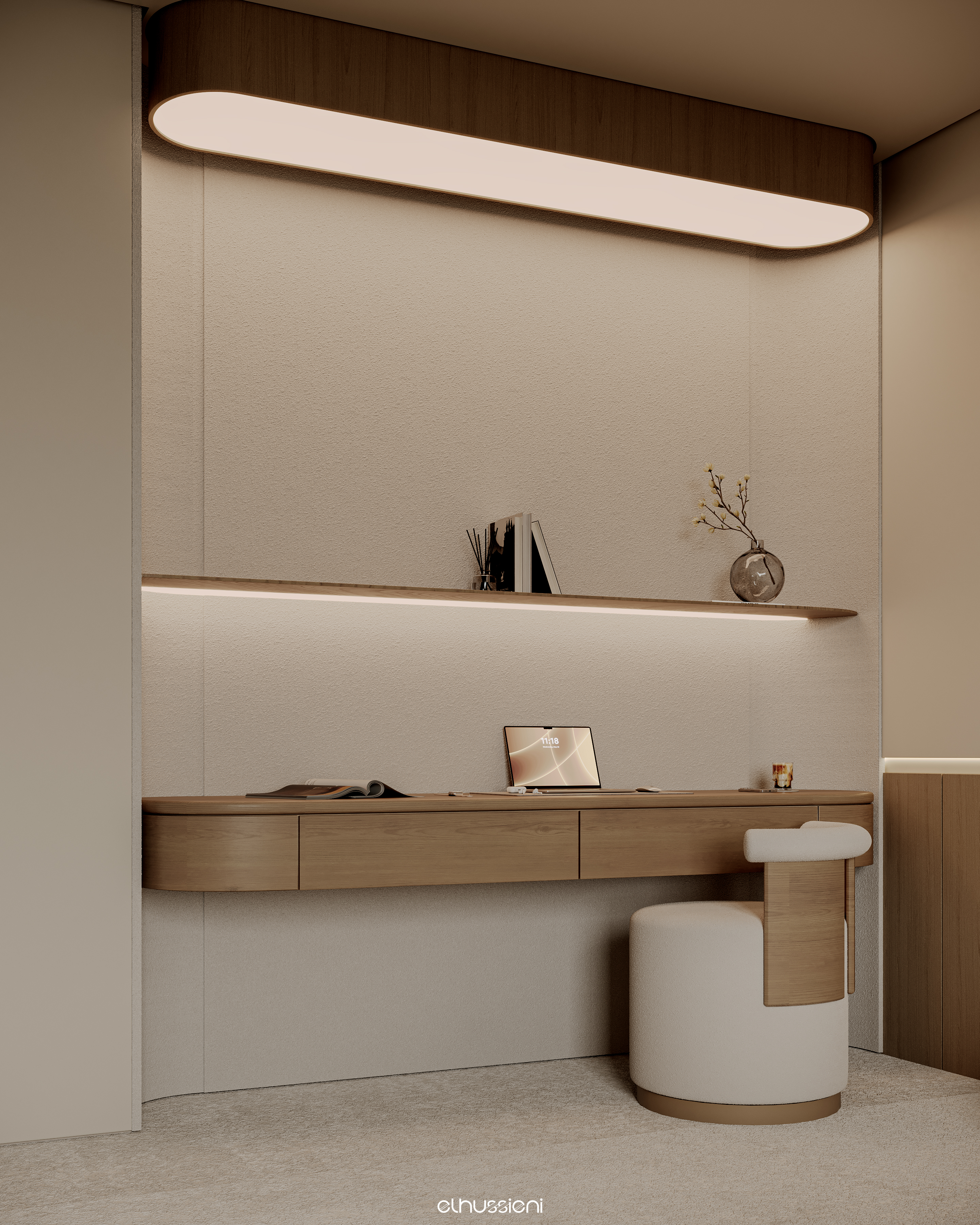 卧室设计丨Mohamed.elhussien.designs-10