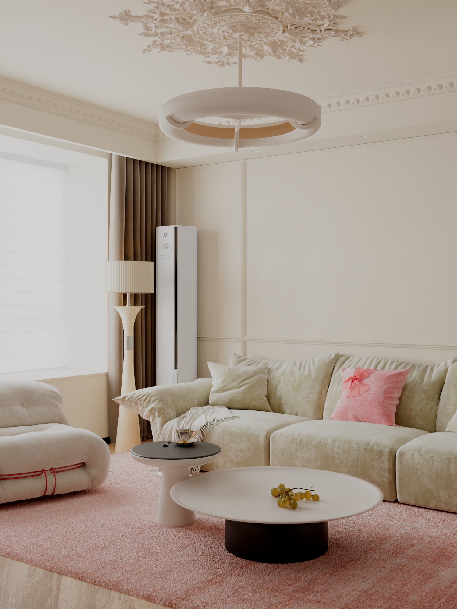 粉雾奶油｜温柔系轻法式治愈私宅-0